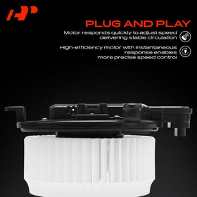 A-Premium motor electrical connector detail for easy plug-and-play benefit