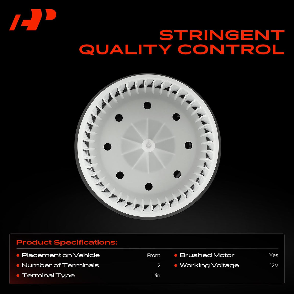 A-Premium motor connector and mounting points for simple bolt-in replacement