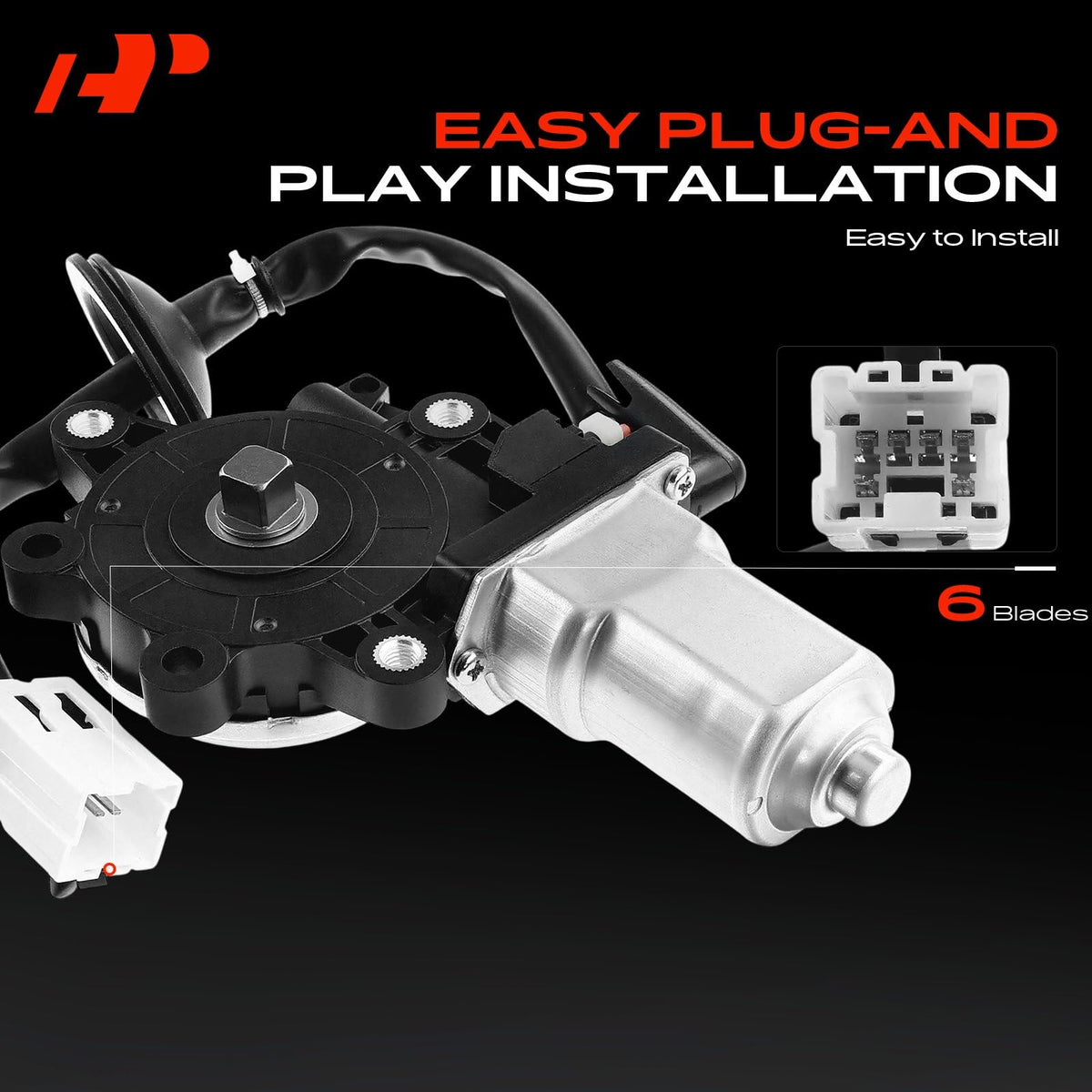 A-Premium motor mounting flange detail showing sturdy attachment points