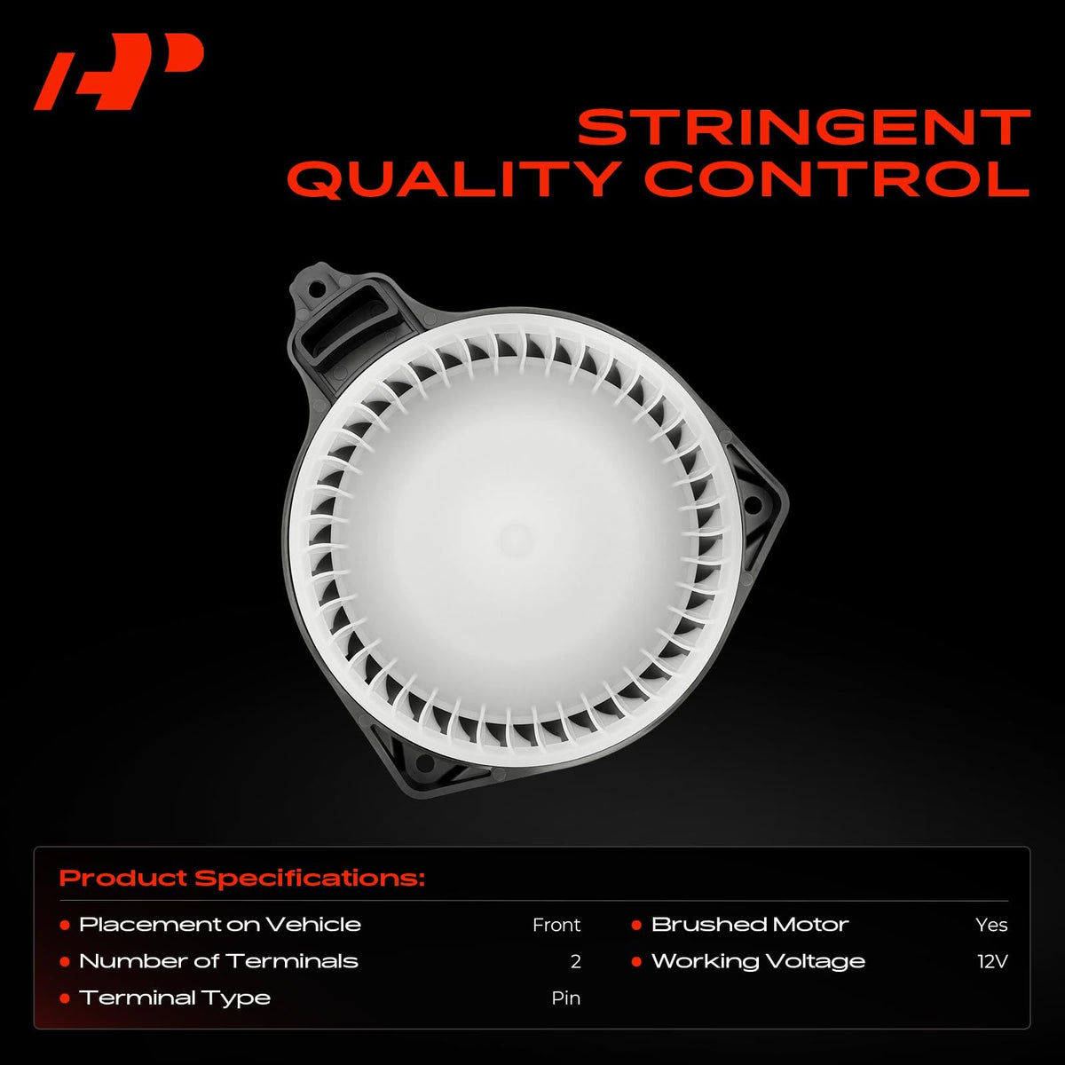 A-Premium motor windings detail emphasizing durable copper and heat resistance