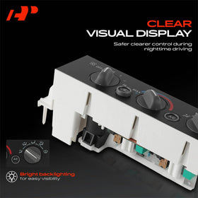 A-Premium installed in dash demonstrating restored HVAC control functionality