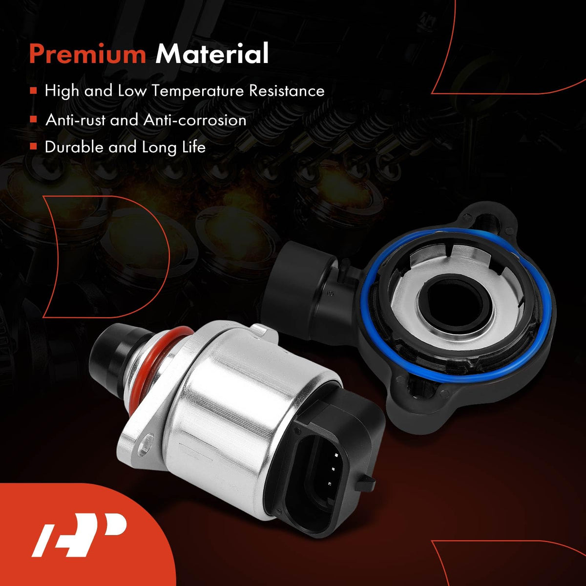 A-Premium IAC mounted on throttle body demonstrating correct installation fit