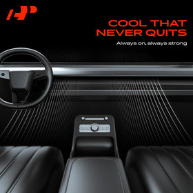 A-Premium compressor under-hood with scale comparison illustrating compact direct-fit for Nissan