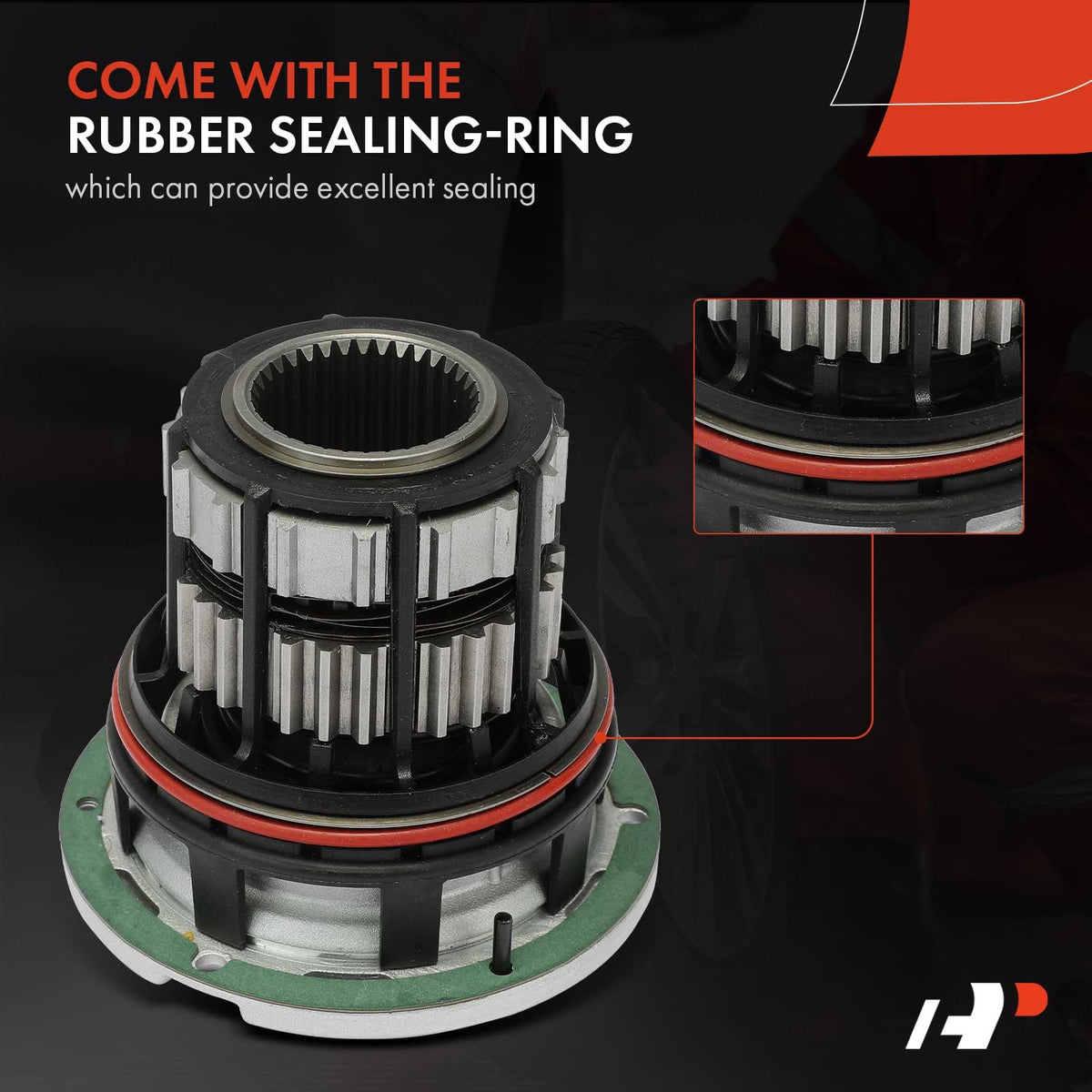 A-Premium hub mounting bolt pattern showing 102mm bolt circle accuracy