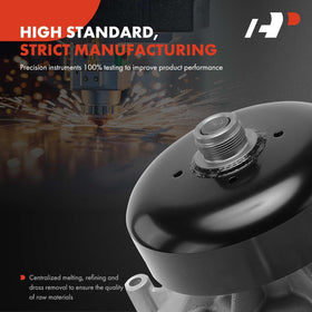 A-Premium detailed mounting face highlighting precision-machined sealing surface