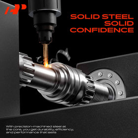 A-Premium close view of bolt-on outlet and mounting points for fast workshop installation