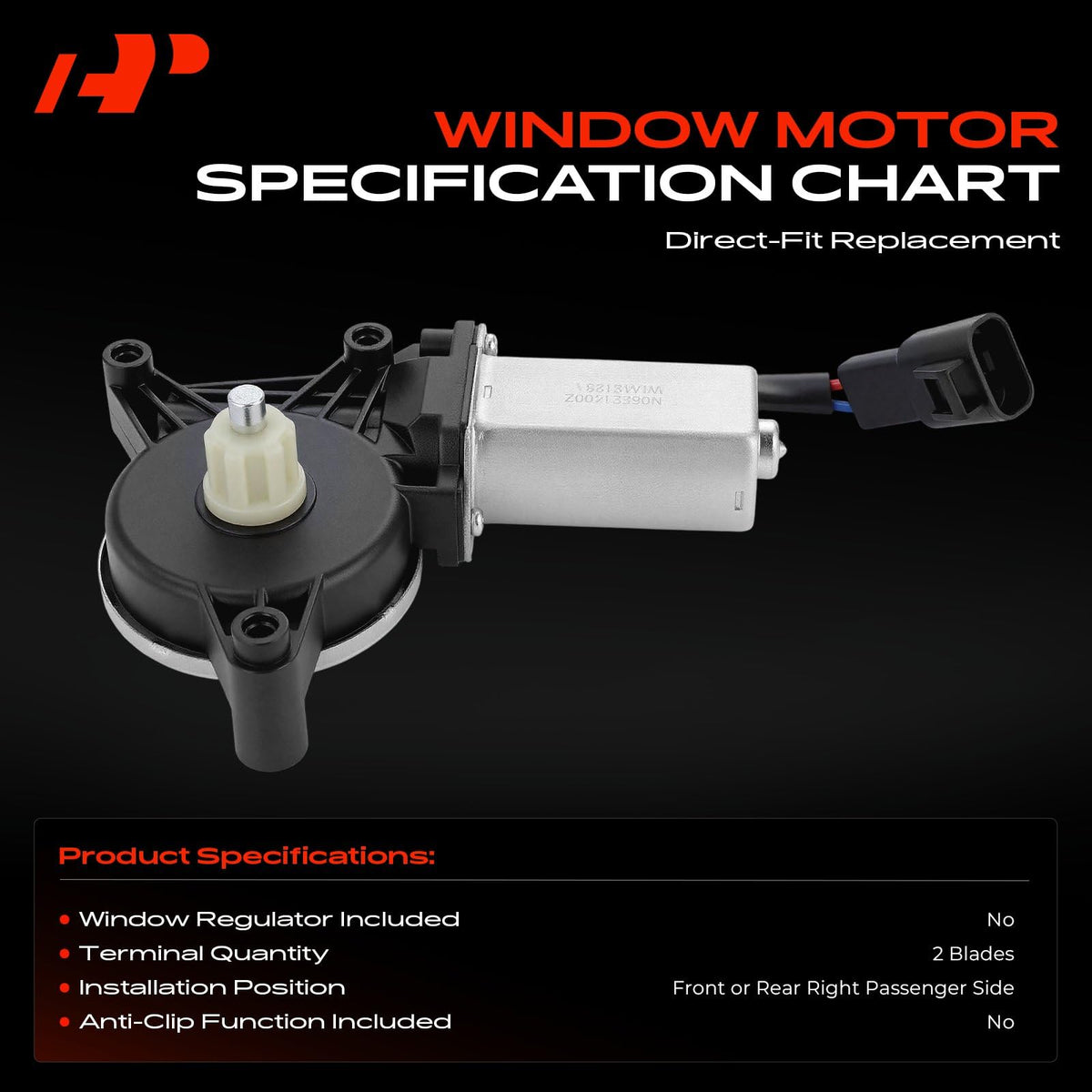A-Premium motor mounting point detail showing accurate alignment benefit