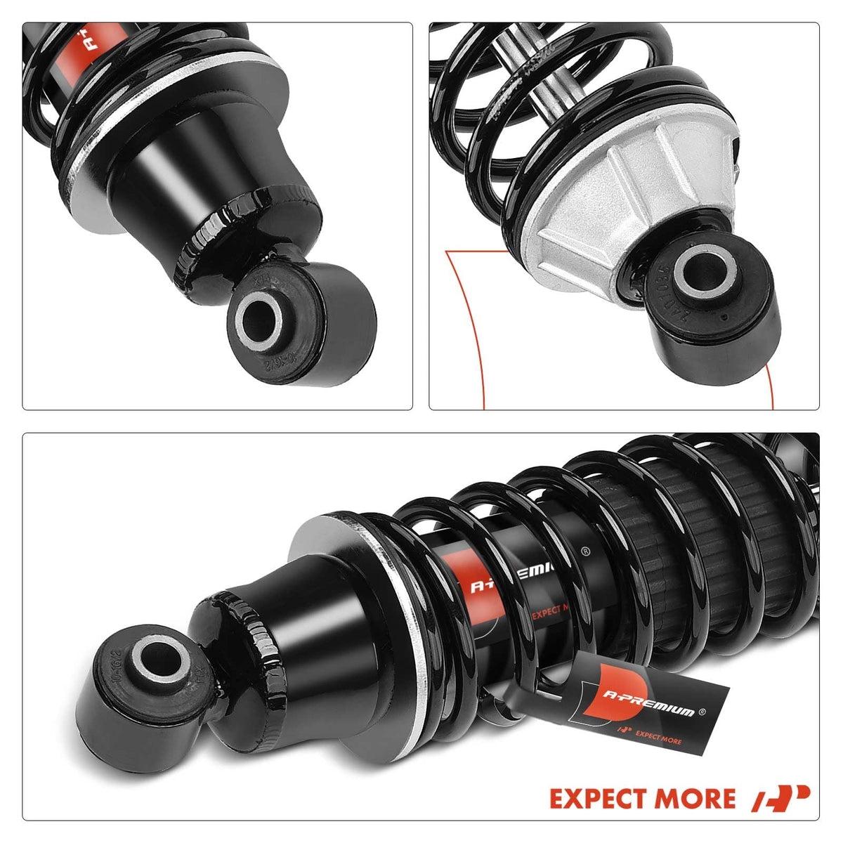 A-Premium mounting point showcase showing bolt locations for straightforward installation