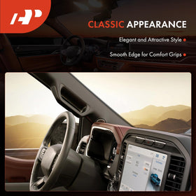 A-Premium mounting points detail illustrating clip alignment and easy installation