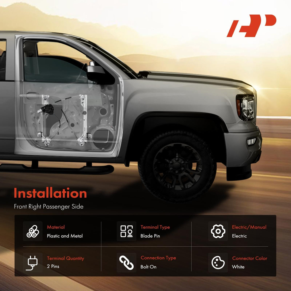 A-Premium mounting points detail showing precise bolt locations benefit