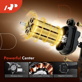 A-Premium view of mounting points and bolt holes, simplifies straightforward installation