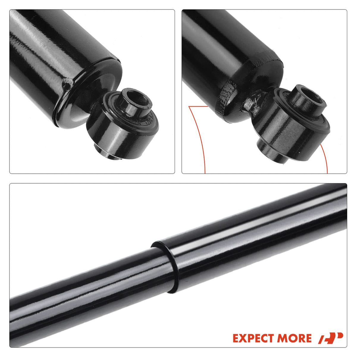 A-Premium new vs worn shock comparison showing restored damping benefit