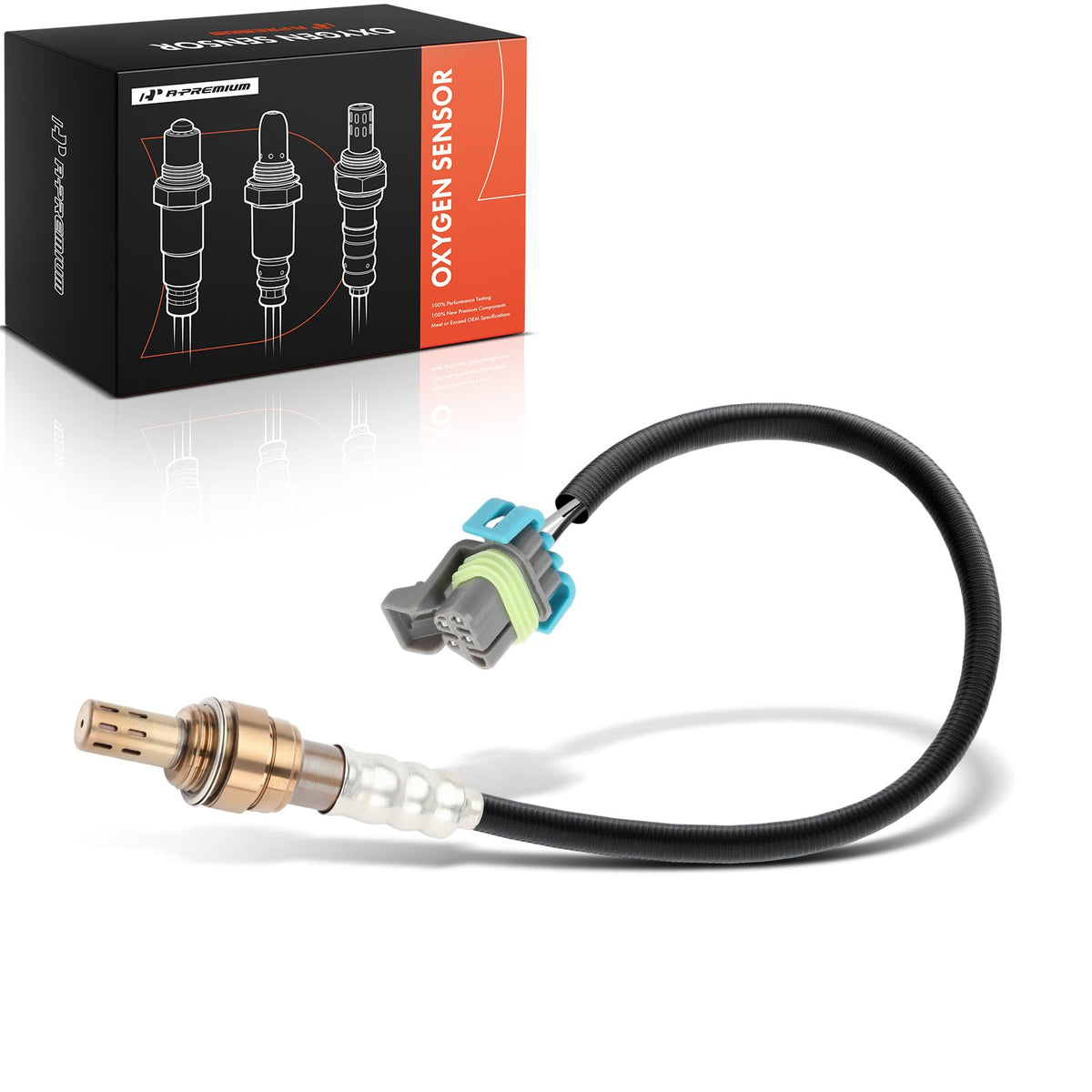 A-Premium front packaging showing boxed oxygen sensor and part number for easy identification