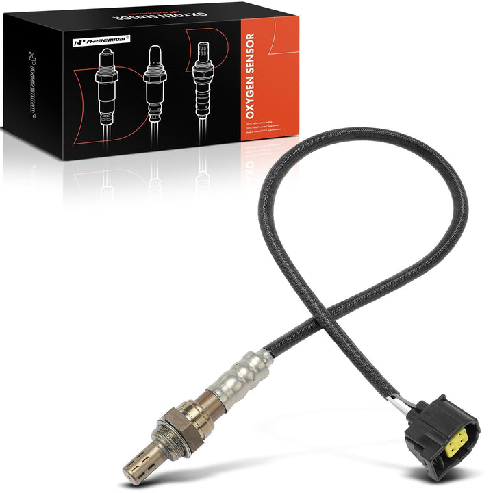 A-Premium front view of oxygen sensor showing fitment and durable finish