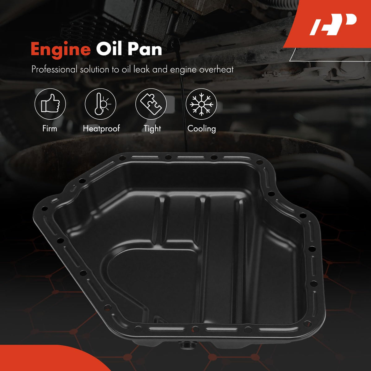 A-Premium gasket and hardware laid out for complete-installation convenience
