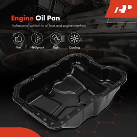 A-Premium oil pan with gasket and plug ready for installation benefit