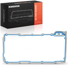 A-Premium front view of oil pan gasket showing exact OEM-style shape and reliable fit