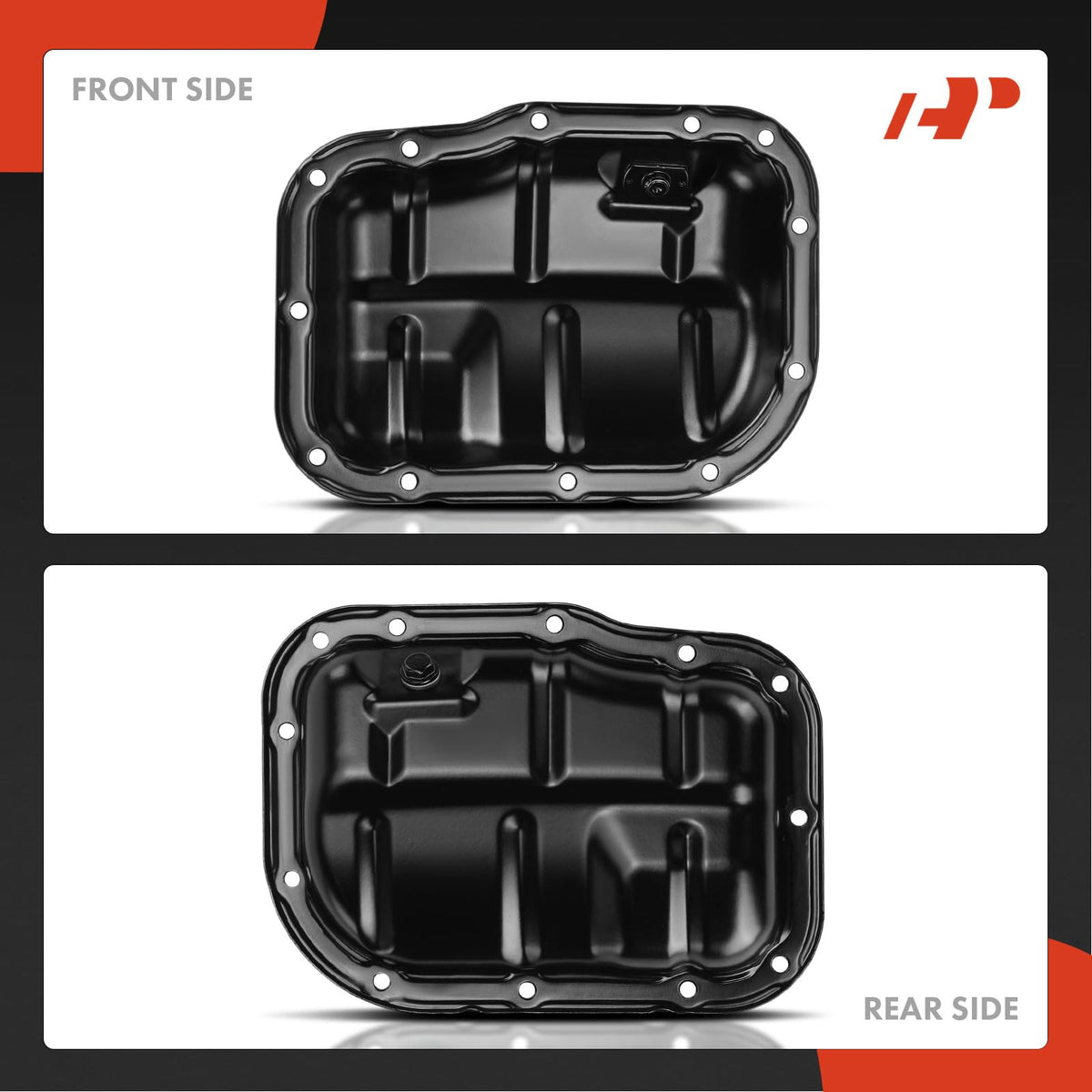 A-Premium underside baffle detail improving oil control