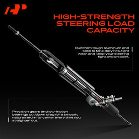 A-Premium outer tie rod closeup showing ball joint for stable steering response