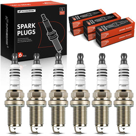 A-Premium pack front view showing six spark plugs and clear part labeling for easy selection