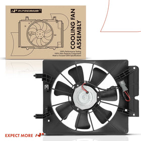 A-Premium packaged box ready for shipping protecting the fan assembly