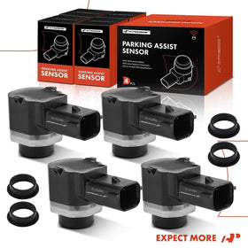 A-Premium packaging and contents showing four sensors and plug-ready parts