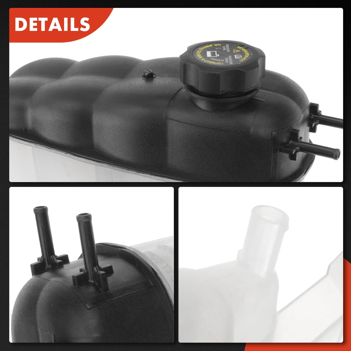 A-Premium packaged tank with included cap ready for immediate installation