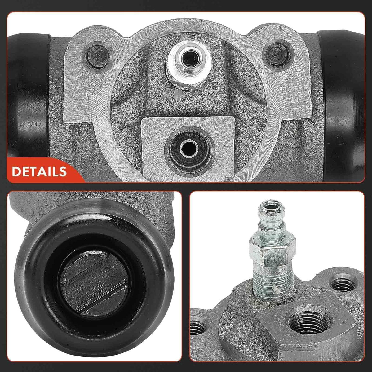 A-Premium part in box with included bleeder screw showing complete kit convenience