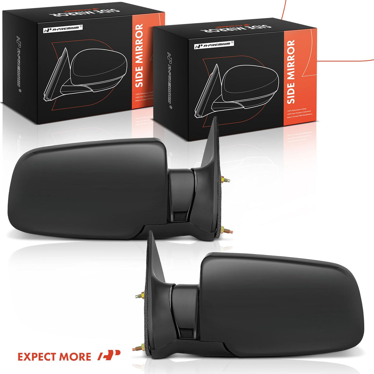 A-Premium packaging and label closeup showing part references and warranty