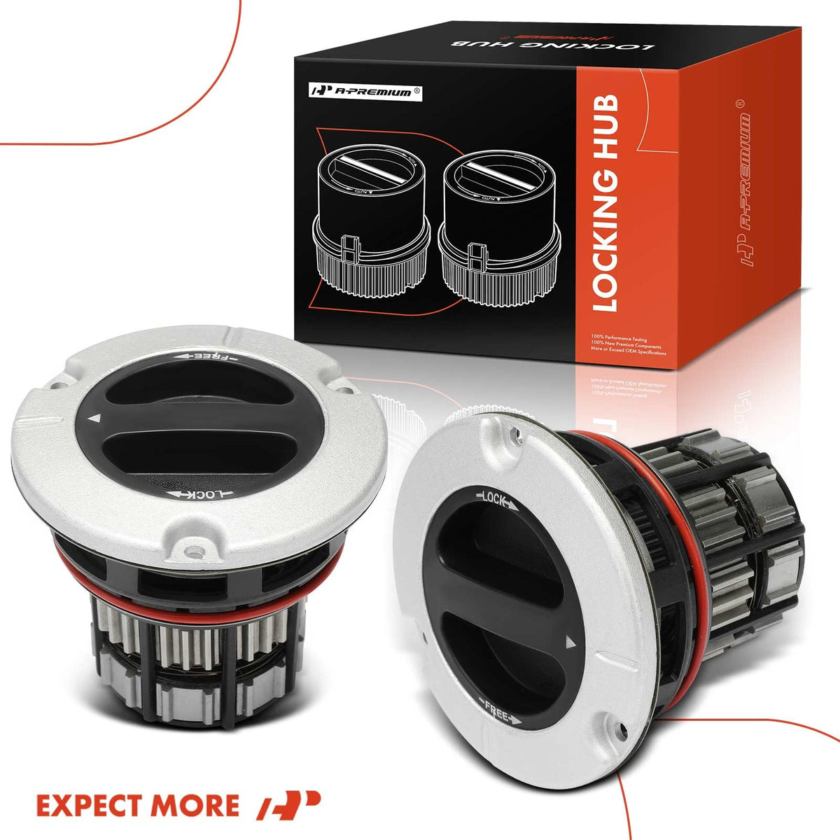 A-Premium packaging and label showing reference numbers for verification