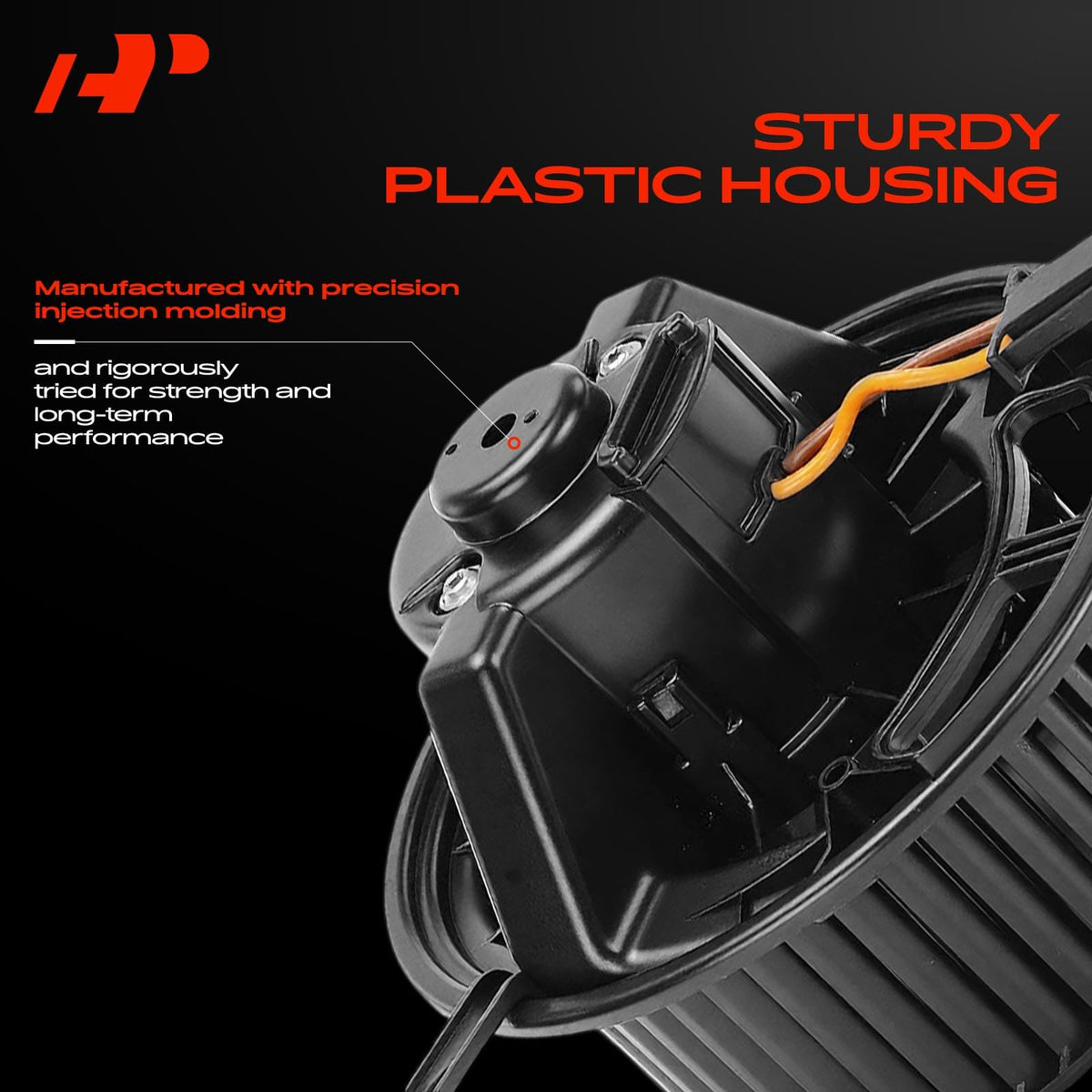 A-Premium boxed package with motor and fan cage ready for direct installation