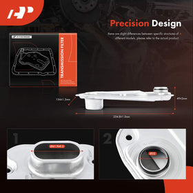 A-Premium pan gasket flat lay demonstrating full-seal fit to prevent leaks