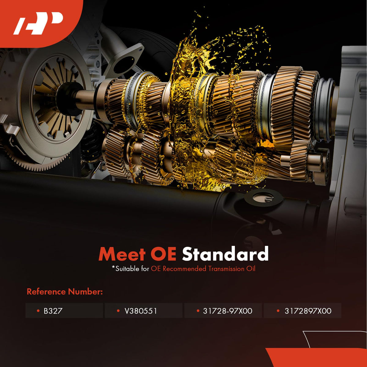A-Premium pan gasket flat lay displaying gasket seal and leak protection