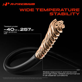 A-Premium passenger side sensor installed highlighting secure attachment