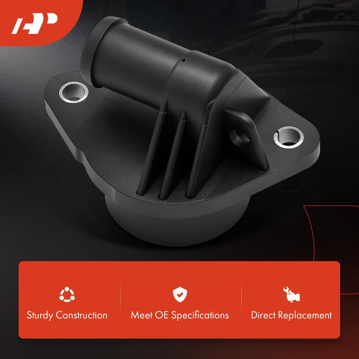 A-Premium PCV valve close-up of bolt-on mounting point for secure fit