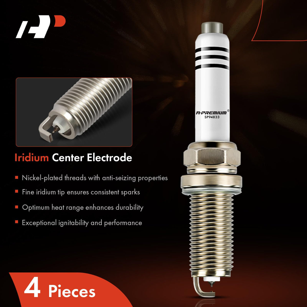 A-Premium plug threads and reach showing precise fitment for engines