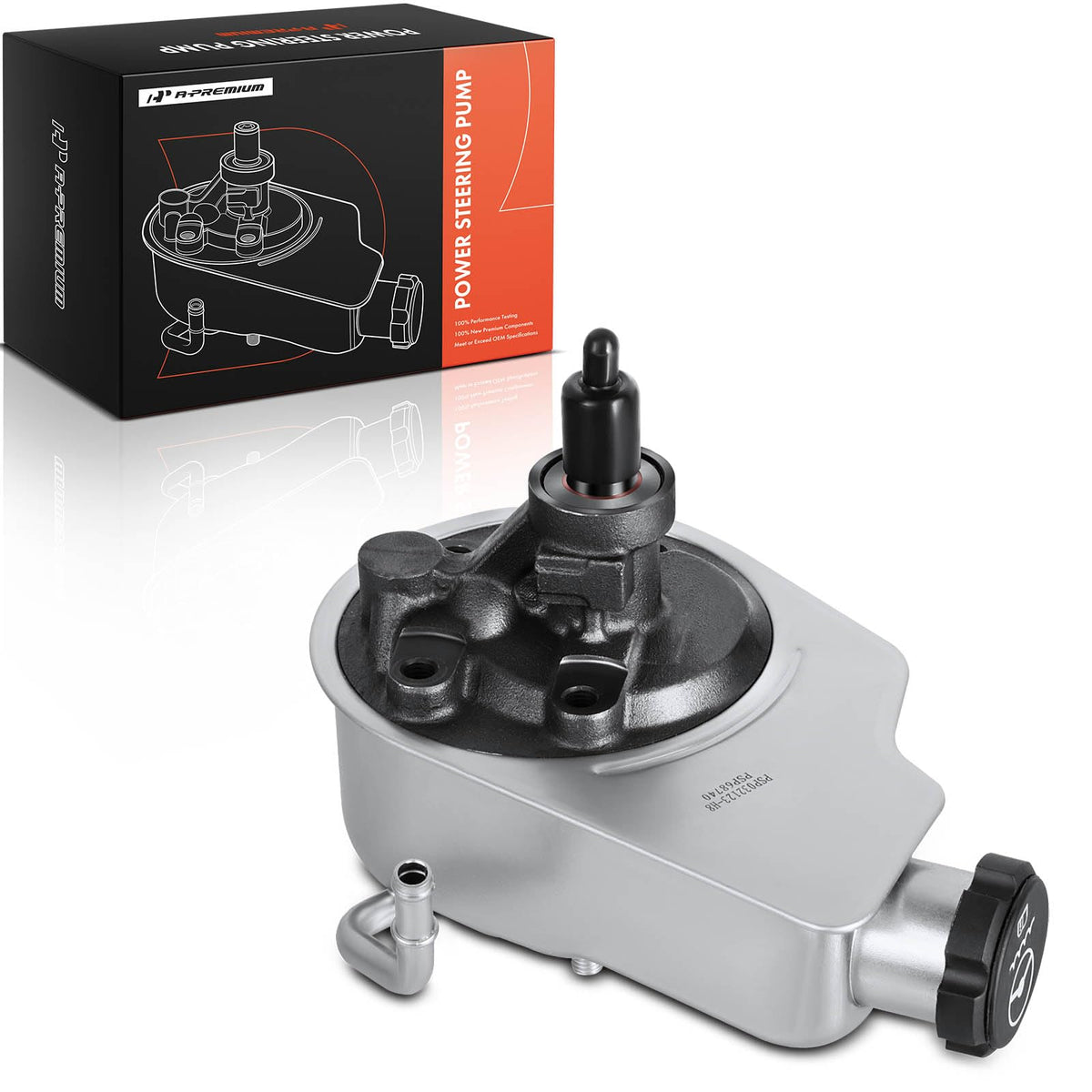 A-Premium front assembly showing complete pump and reservoir, ensuring easy replacement