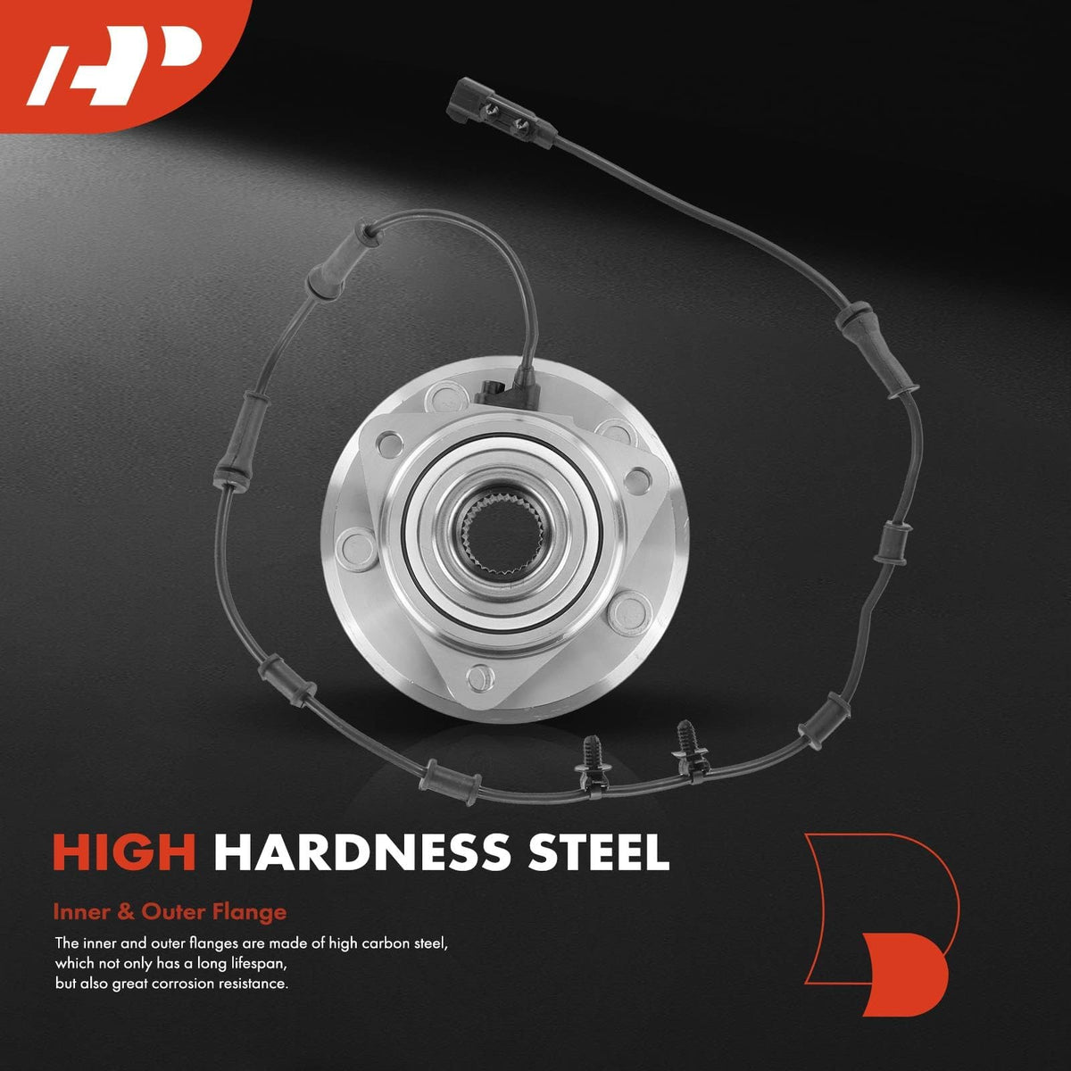 A-Premium pre-greased bearing showing lubrication layer for smoother installation and immediate use