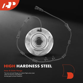 A-Premium pre-greased bearing showing lubrication layer for smoother installation and immediate use