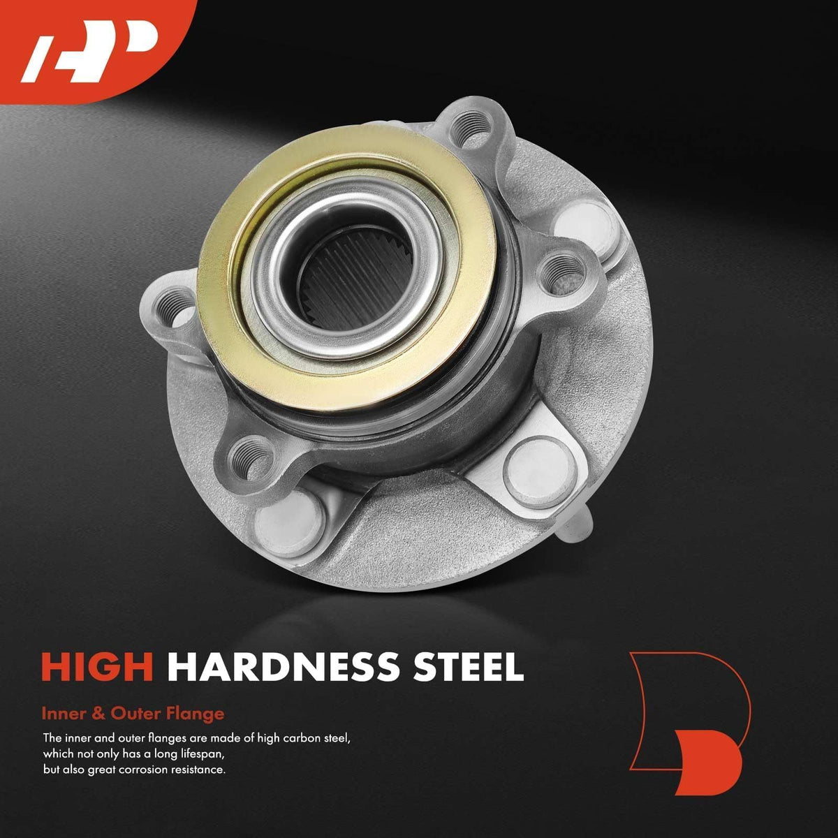 A-Premium pre-greased bearing with lubricant visible for easier initial installation