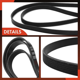 A-Premium belt on pulleys checking alignment to minimize noise and prolong life