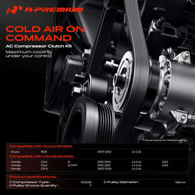 A-Premium pulley close-up with bearing highlighting smooth rotation benefit