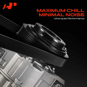 A-Premium pulley groove profile side view showing six grooves for correct belt seating