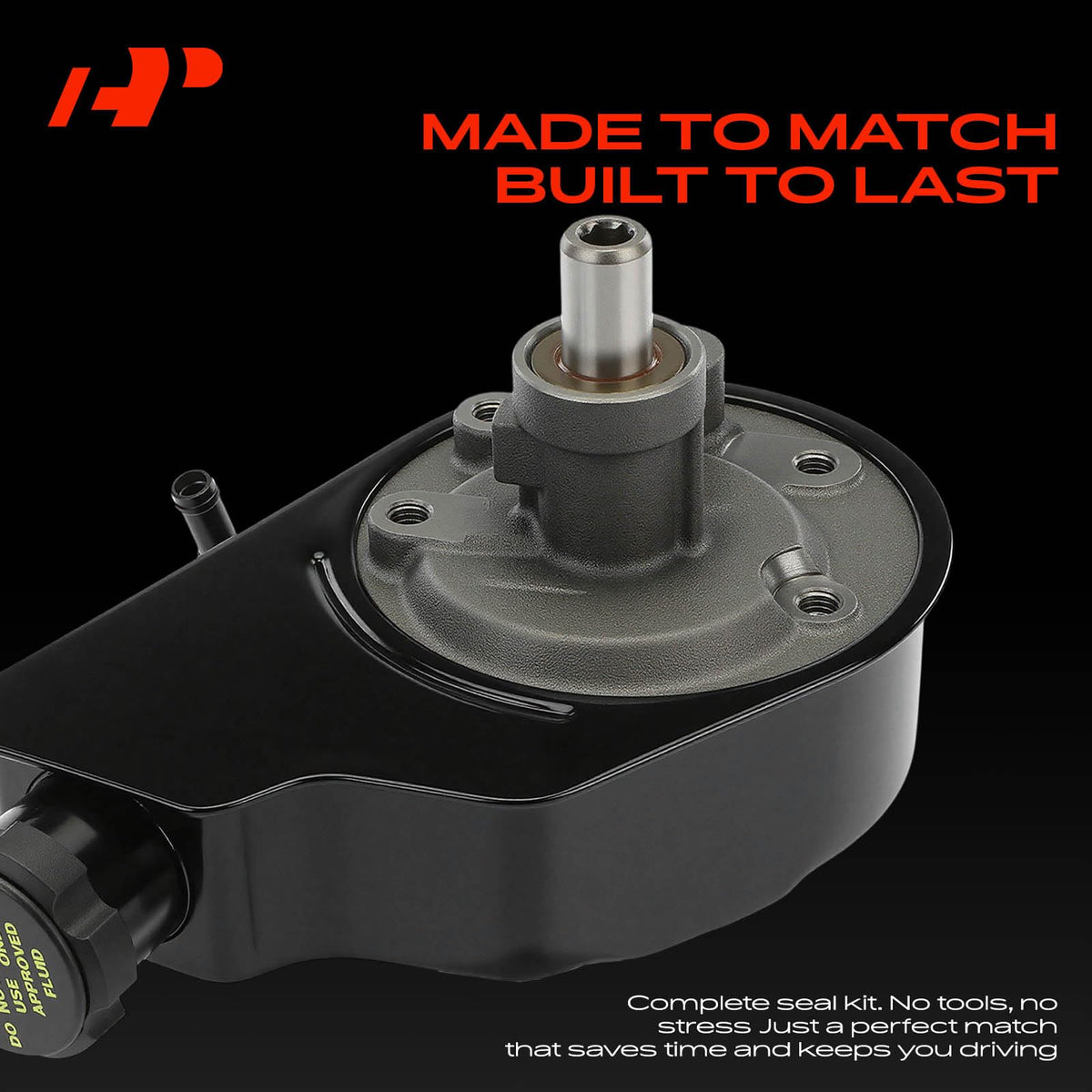 A-Premium pump inlet and threaded outlet detail illustrating OE-style connections for reliable fitment