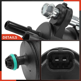 A-Premium purge solenoid installed under hood demonstrating correct fitment