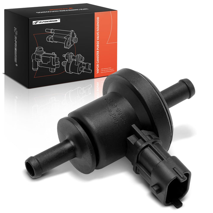 A-Premium purge valve front view showing compact design and direct-fit benefit