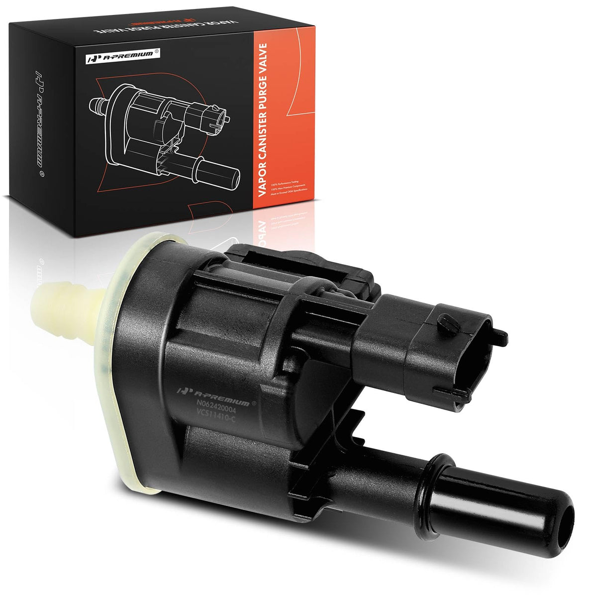 A-Premium front view of purge valve showing clean fit and easy replacement