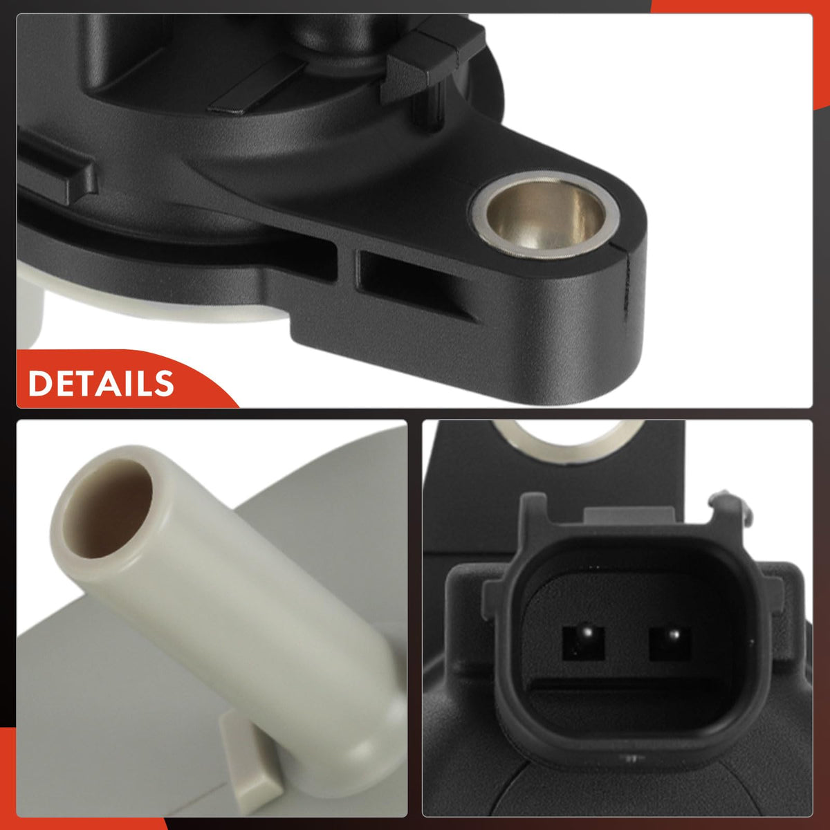 A-Premium purge valve installed in engine bay demonstrating plug-and-play convenience
