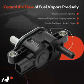 A-Premium purge valve installed in engine bay illustrating direct-fit convenience