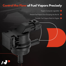 A-Premium purge valve mounted with vacuum hoses demonstrating direct-fit installation benefit